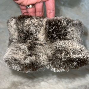 Fuzzy baby boots size 1